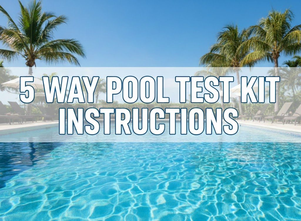 5 way pool test kit instructions​